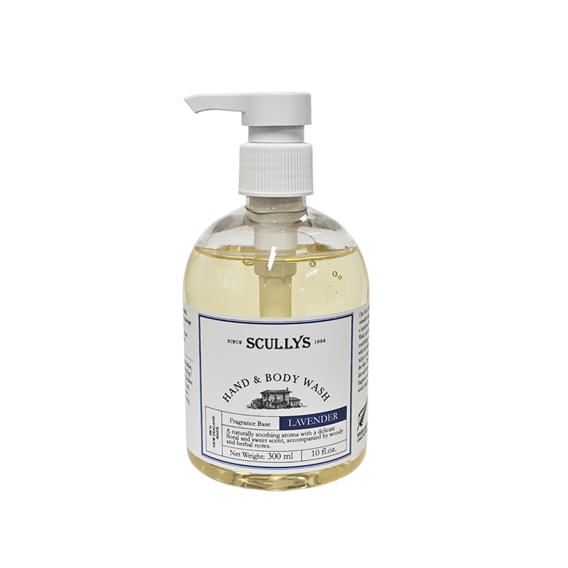 Scullys Lavender Hand & Body Wash 300ml