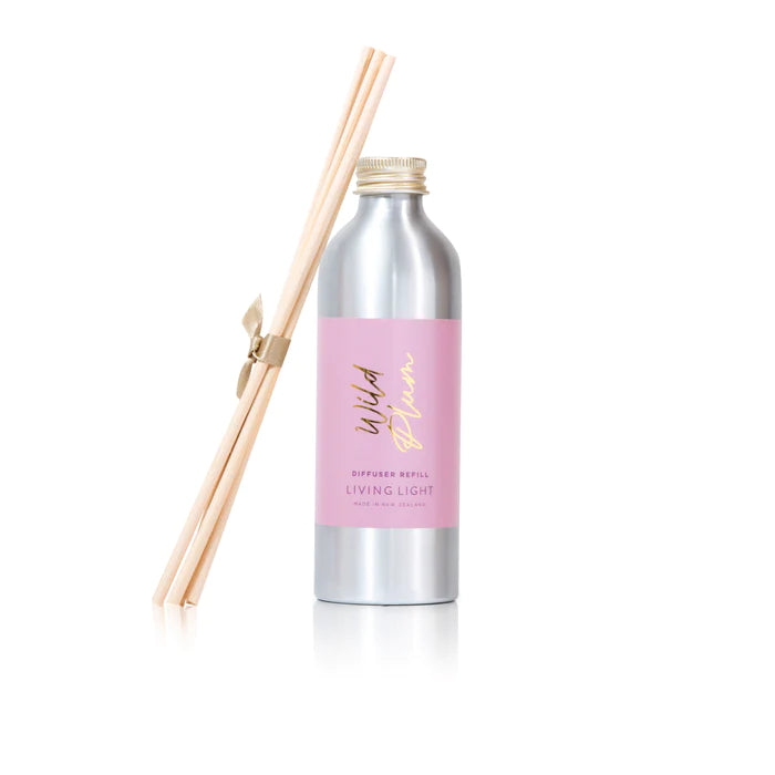 Living Light Wild Plum Reed Diffuser Refill