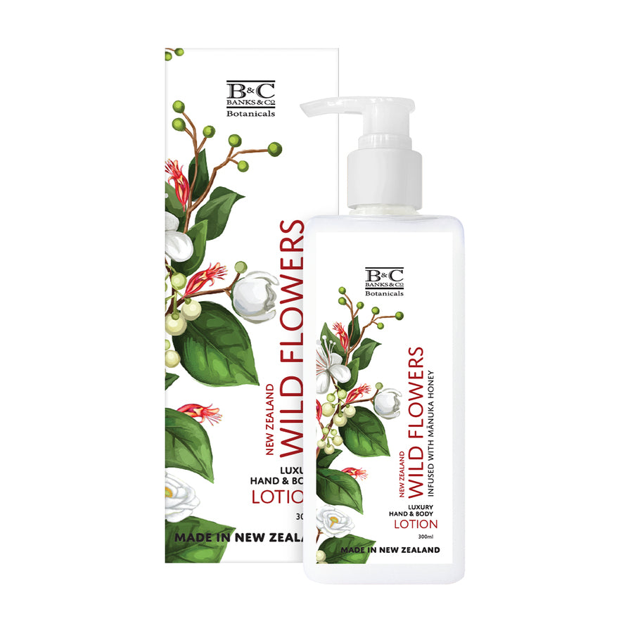 Banks & Co. NZ Wild Flowers Hand & Body Lotion