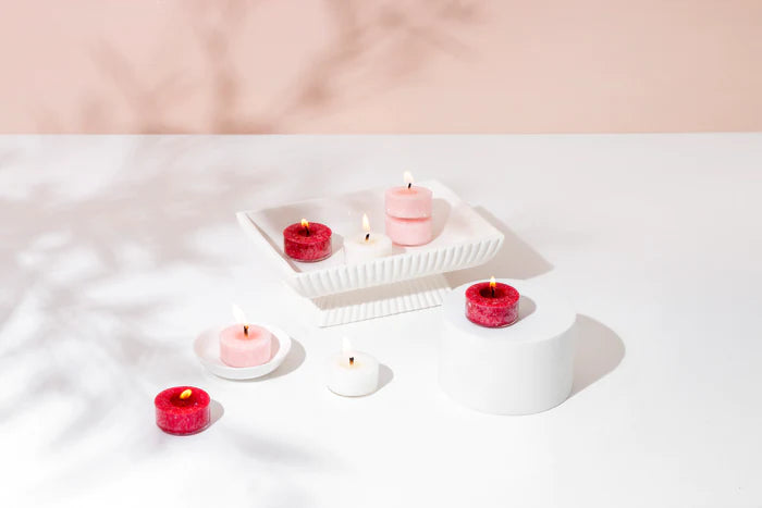 Living Light Peony Rose Tealights