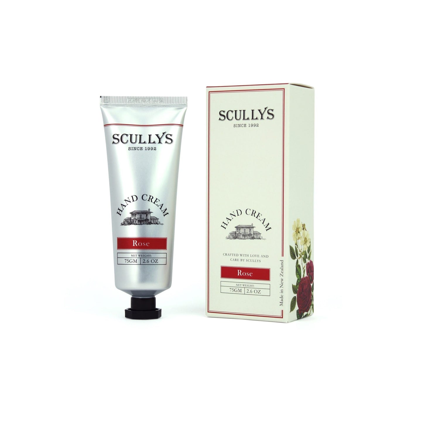 Scullys Rose Hand Cream Tube