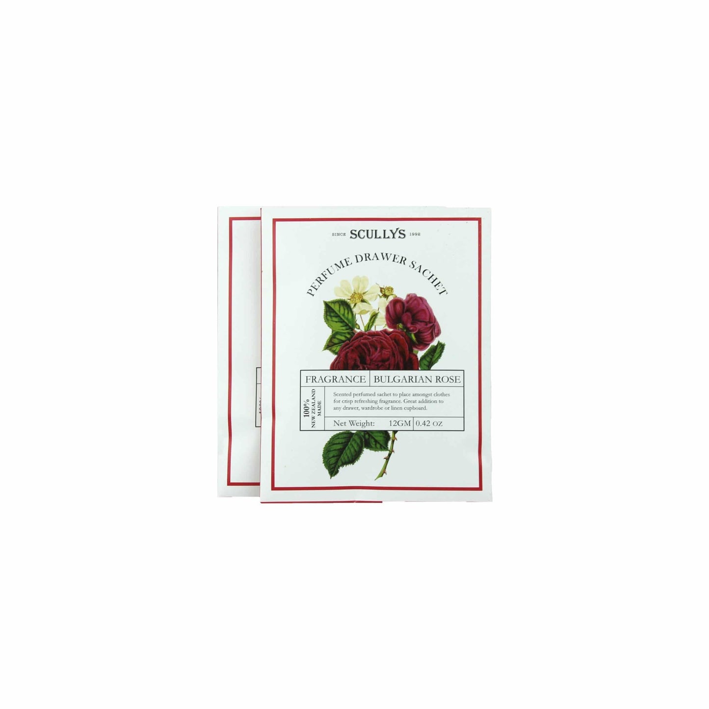 Scullys Rose Perfume Twin Sachet