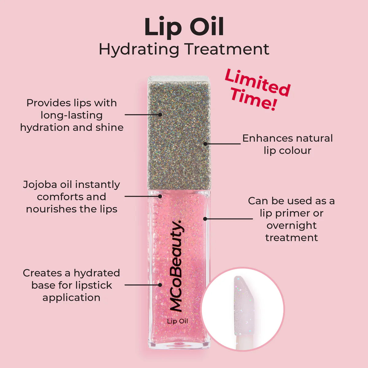 MCoBeauty Lip Oil Hydrating Treatment Birthday Edition