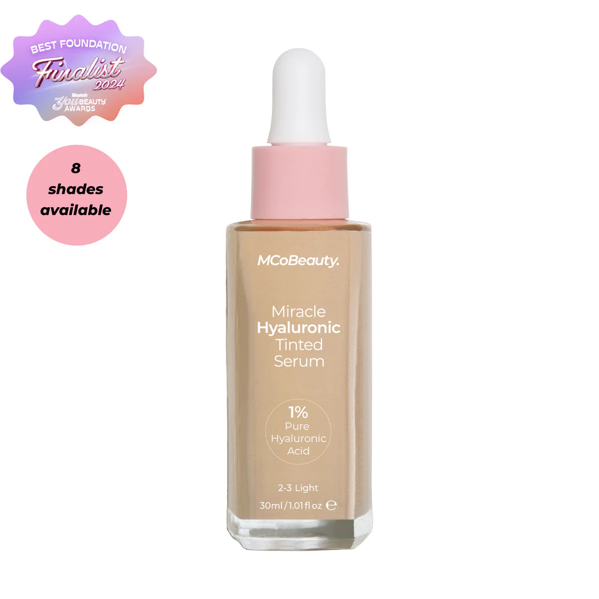 MCoBeauty Miracle Hyaluronic Tinted Serum 2-3 Light