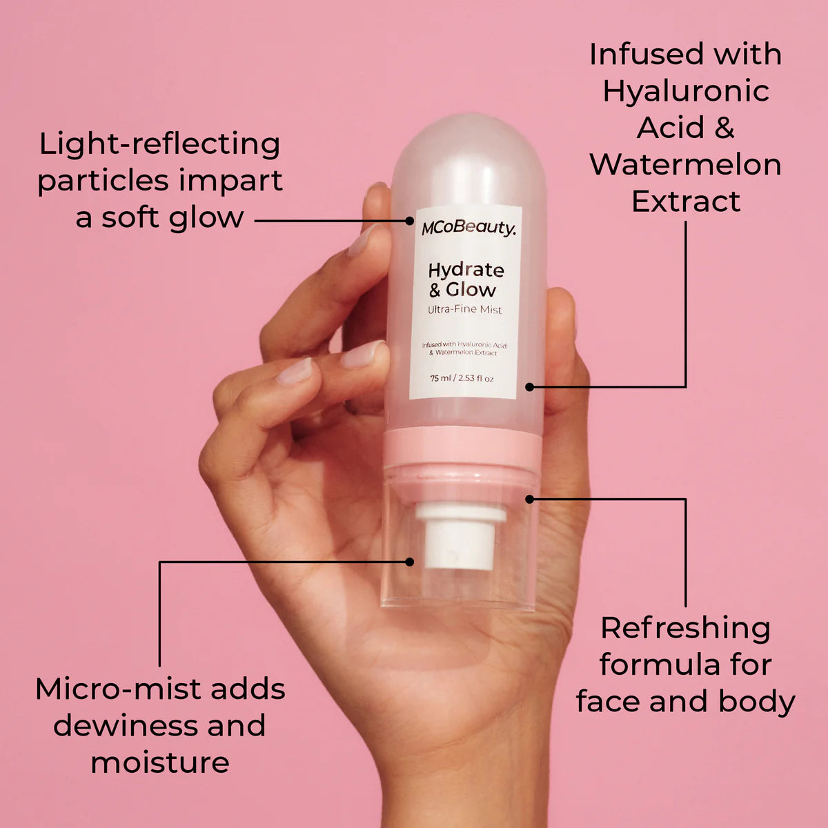 MCoBeauty Hydrate & Glow Ultra-Fine Mist