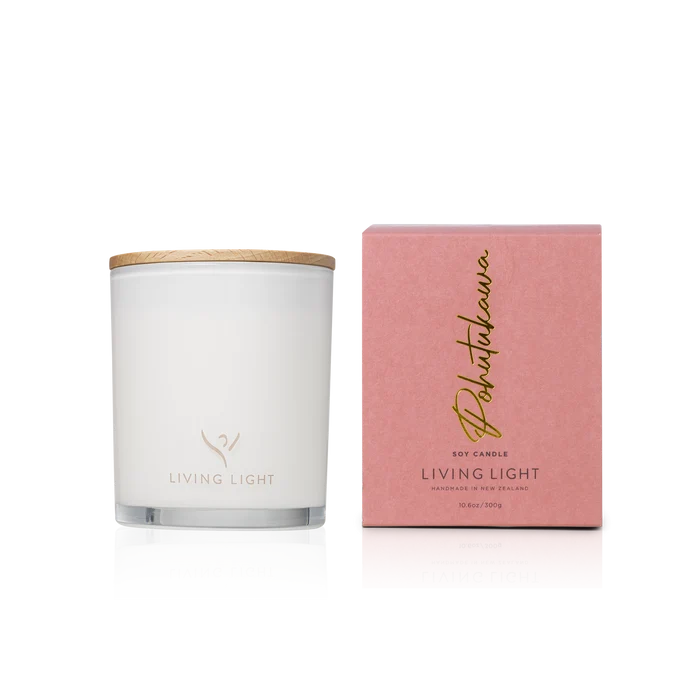 Living Light Pohutukawa Soy Candle Mini