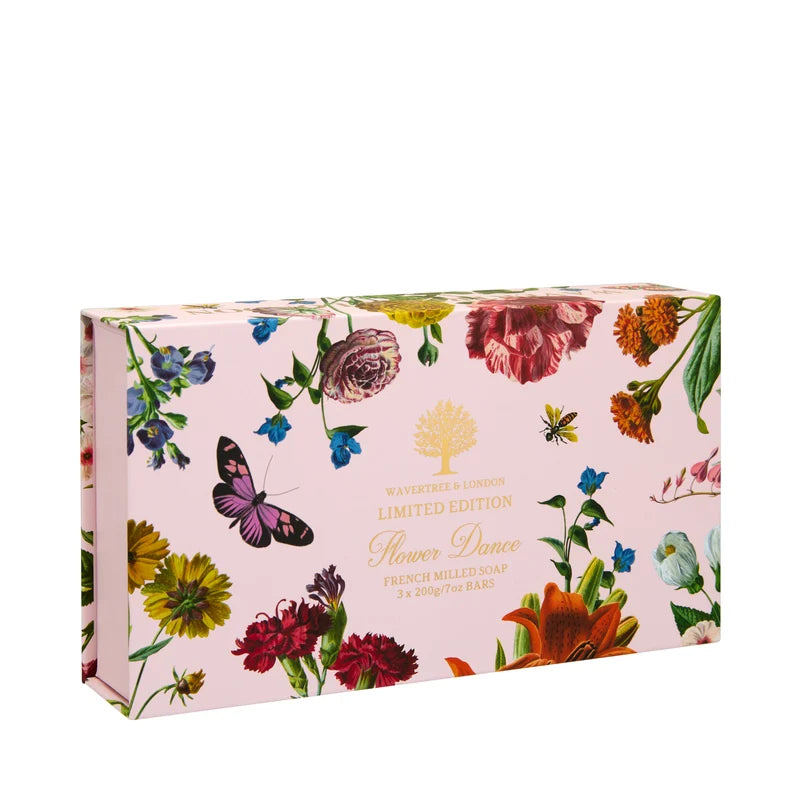 Wavertree & London Flower Dance Soap Bar Trio Pack