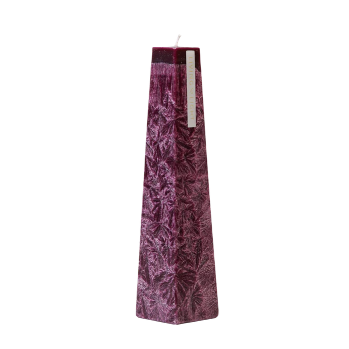 Living Light Icicle Candle Wild Plum Mini