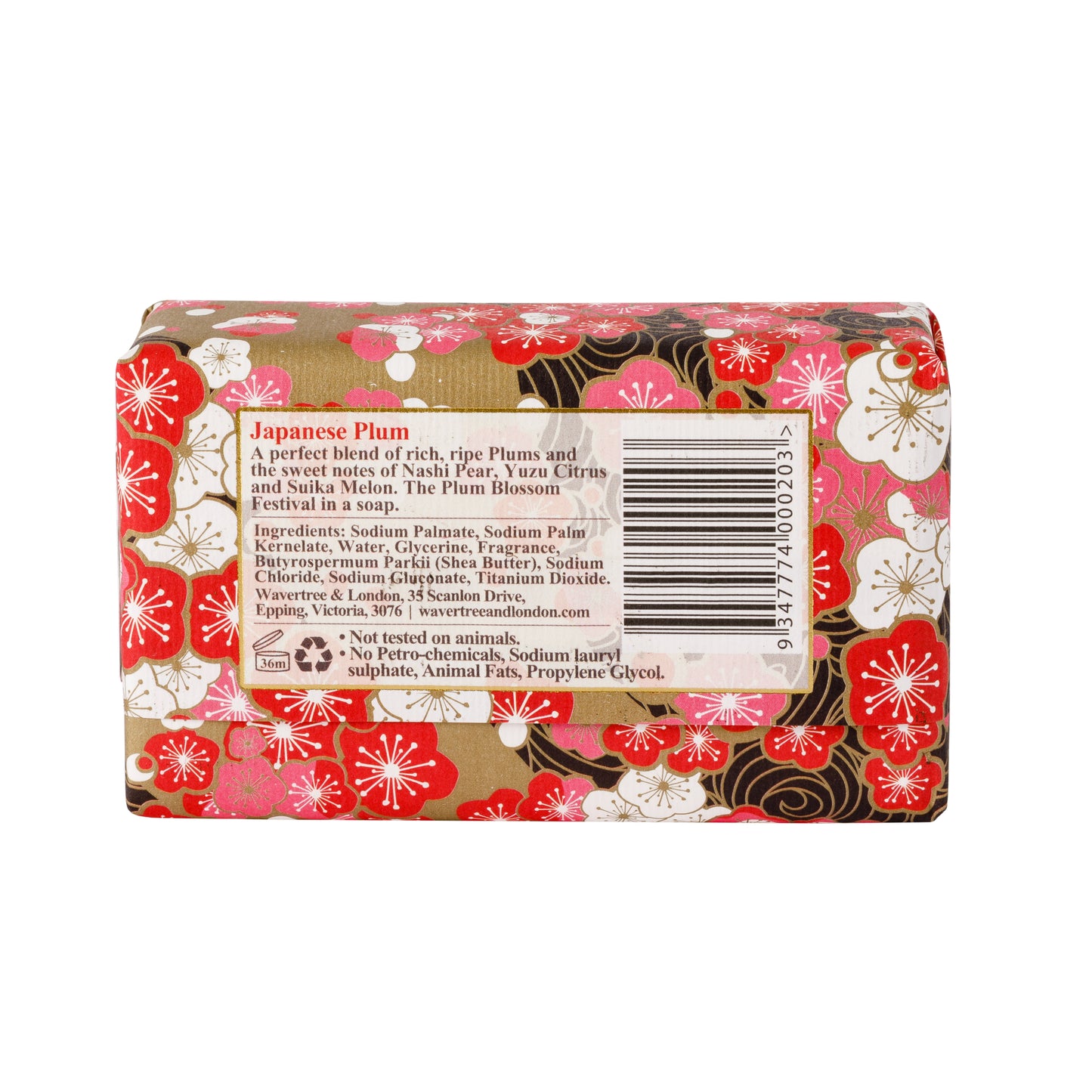 Wavertree & London Japanese Plum Soap Bar