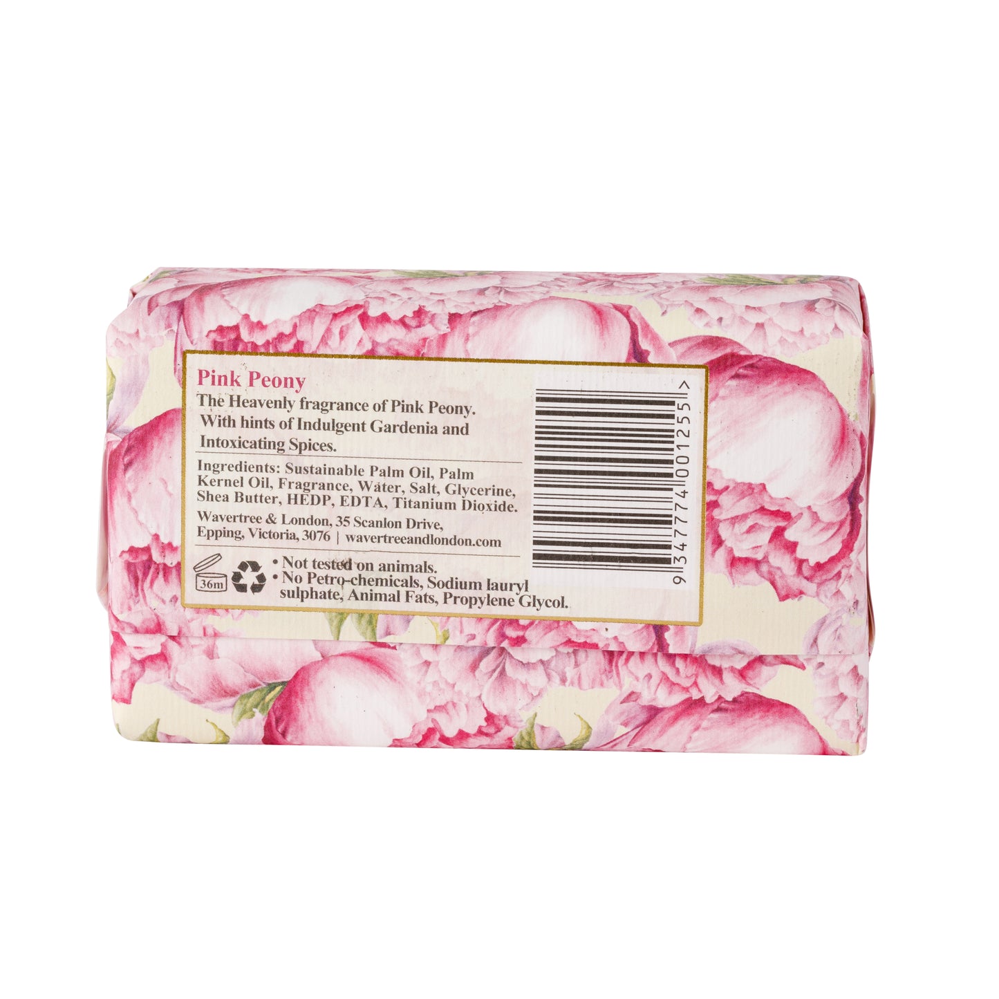 Wavertree & London Pink Peony Soap Bar