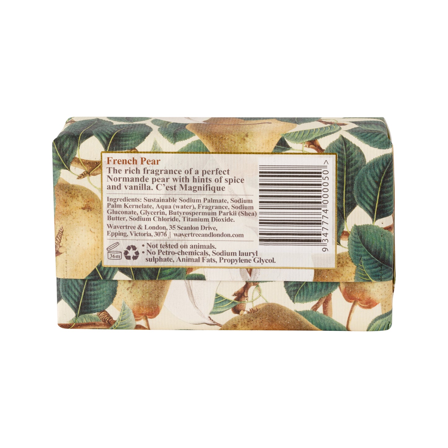 Wavertree & London French Pear Soap Bar