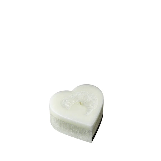 Living Light Pinot Blanc Heart Candle