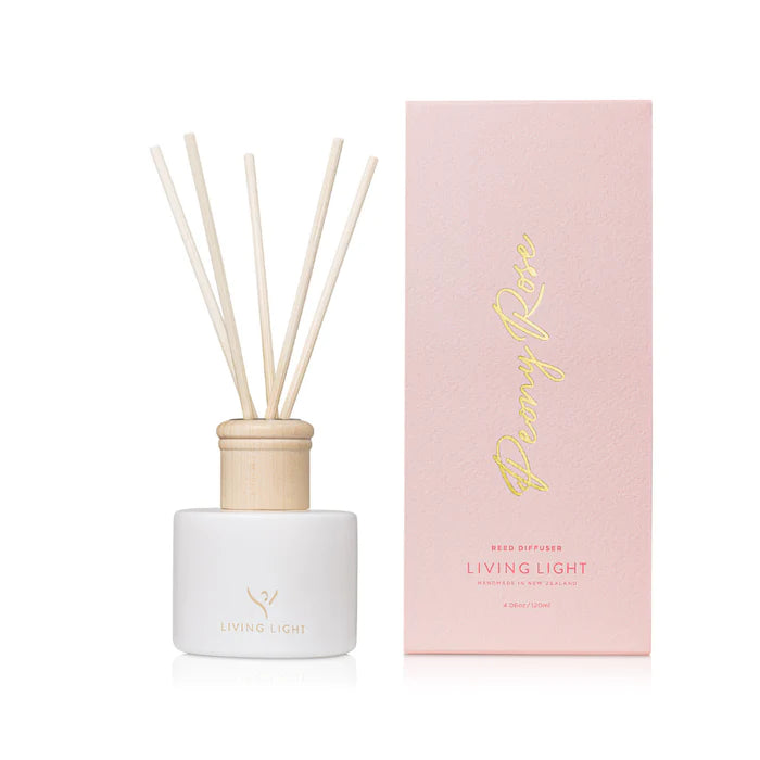 Living Light Peony Rose Reed Diffuser