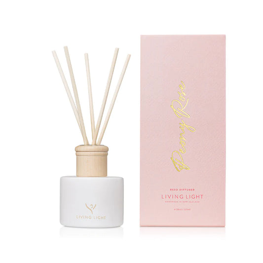 Living Light Peony Rose Reed Diffuser