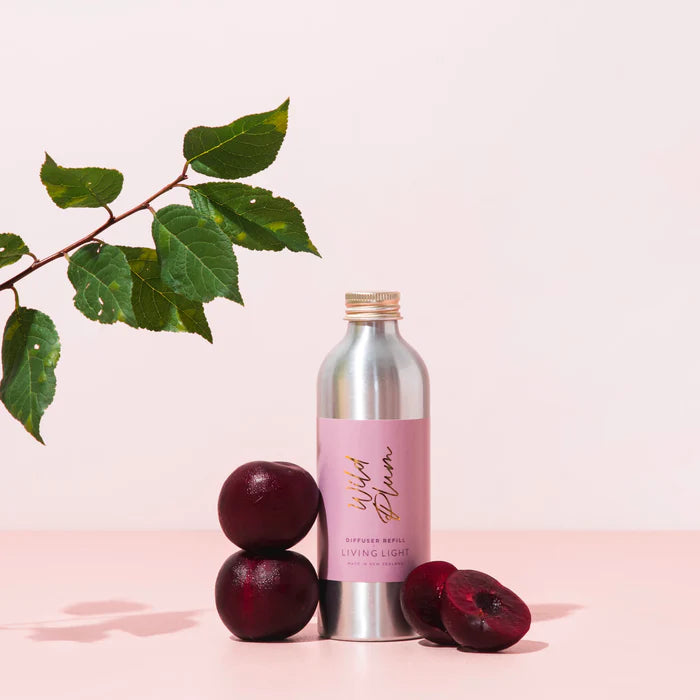 Living Light Wild Plum Reed Diffuser Refill