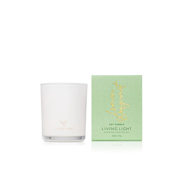 Living Light Lemon Bergamot Soy Candle Mini