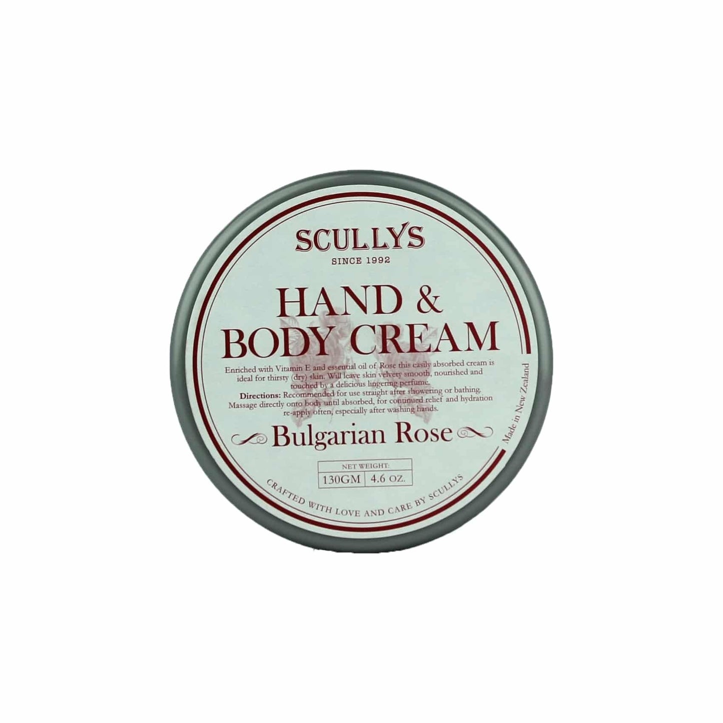 Scullys Rose Hand and Body Cream