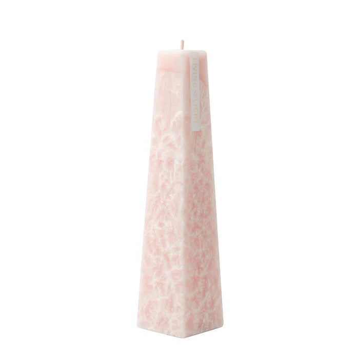 Living Light Icicle Candle Peony Rose Mini