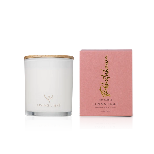 Living Light Pohutukawa Soy Candle Mini