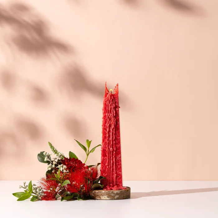 Living Light Pohutukawa Icicle Candle Petite